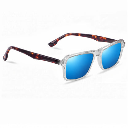 Fiore 1038 rectangle sunglasses, clear bio-acetate frame · ReFramed, photo 26 of 36