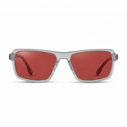 Fiore 1038 rectangle sunglasses, clear bio-acetate frame · ReFramed, photo 16 of 36