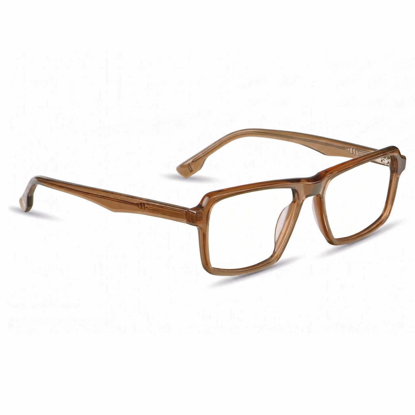 Fiore 1038 eyeglasses in brown – three-quarter view