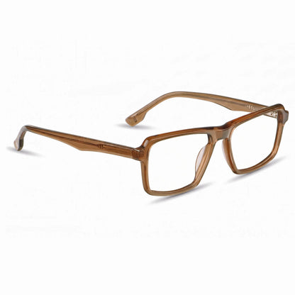 Fiore 1038 eyeglasses in brown – three-quarter view