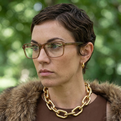 Fiore 1038 rectangular acetate reading glasses, brown frame · ReFramed, photo 87 of 92