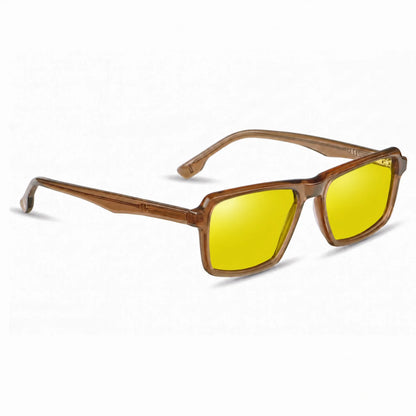 Fiore 1038 rectangle sunglasses, brown bio-acetate frame · ReFramed, photo 11 of 30
