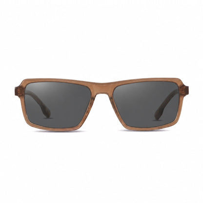 Fiore 1038 rectangle sunglasses, brown bio-acetate frame · ReFramed, photo 1 of 30