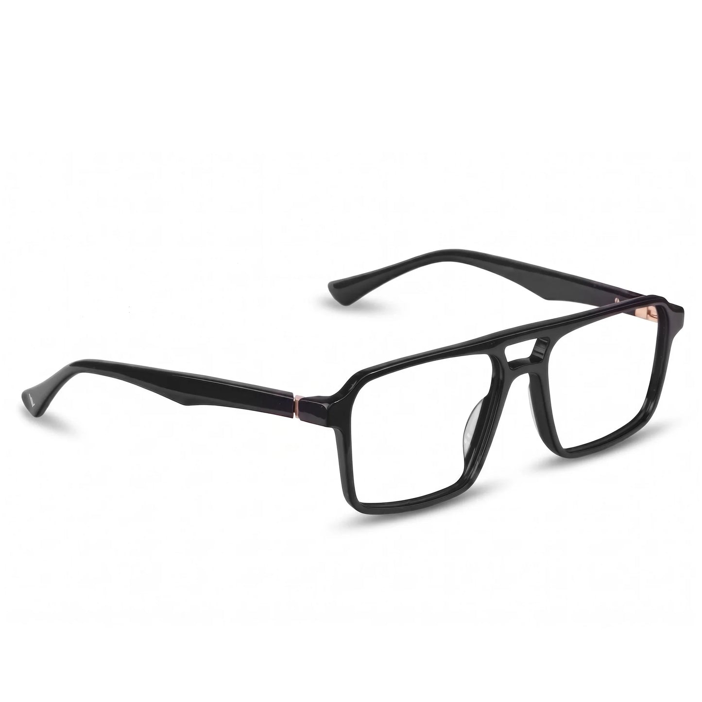 Fiore 1039 eyeglasses in black – three-quarter view