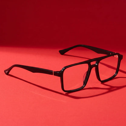 Fiore 1039 square aviator acetate and metal reading glasses, black frame · ReFramed, photo 4 of 87