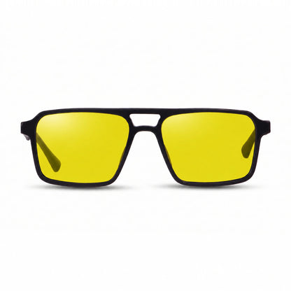 Fiore 1039 square aviator sunglasses, black bio-acetate frame · ReFramed, photo 7 of 24