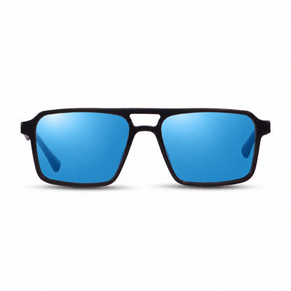 Fiore 1039 square aviator sunglasses, black bio-acetate frame · ReFramed, photo 17 of 24