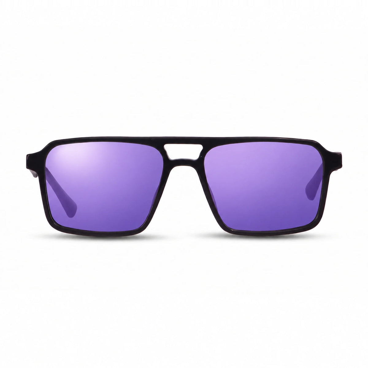 Fiore 1039 square aviator sunglasses, black bio-acetate frame · ReFramed, photo 23 of 24