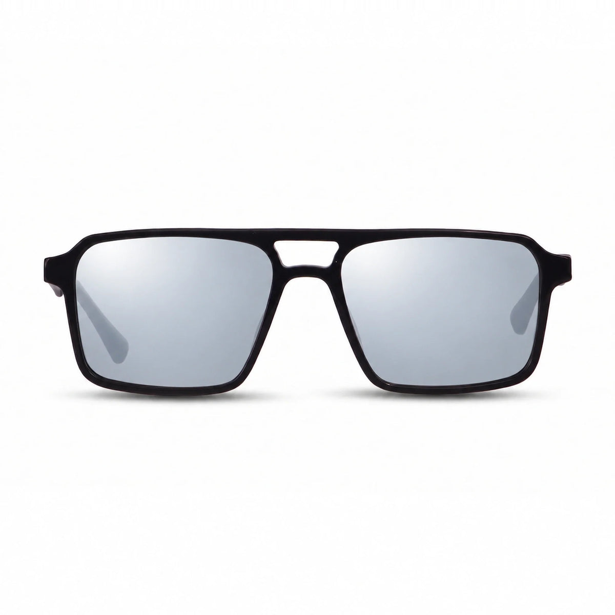 Fiore 1039 square aviator sunglasses, black bio-acetate frame · ReFramed, photo 19 of 24