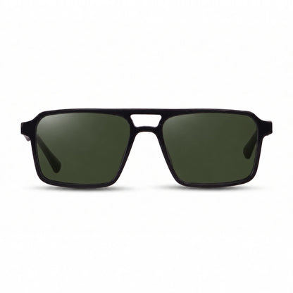 Fiore 1039 square aviator sunglasses, black bio-acetate frame · ReFramed, photo 5 of 24