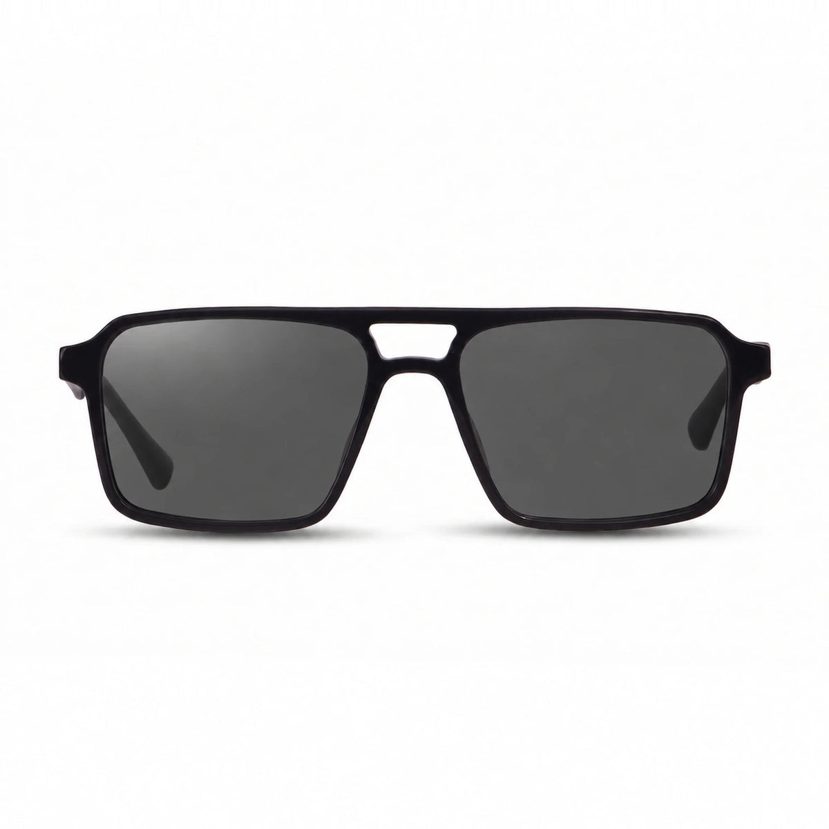 Fiore 1039 square aviator sunglasses, black bio-acetate frame · ReFramed, photo 1 of 24