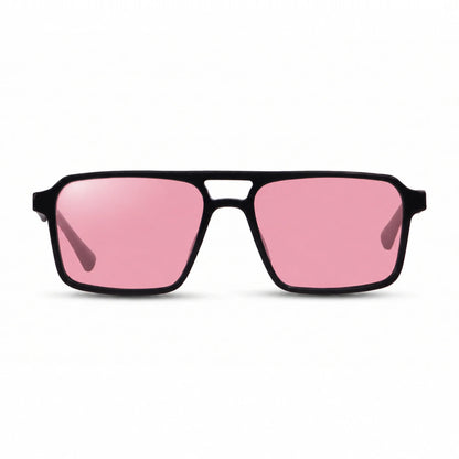 Fiore 1039 square aviator sunglasses, black bio-acetate frame · ReFramed, photo 9 of 24