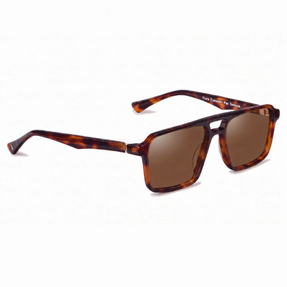 Fiore 1039 square aviator sunglasses, tortoise bio-acetate frame · ReFramed, photo 5 of 36
