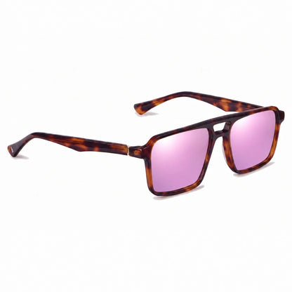 Fiore 1039 square aviator sunglasses, tortoise bio-acetate frame · ReFramed, photo 32 of 36