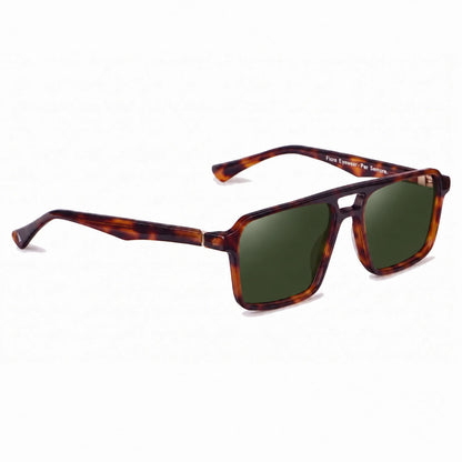 Fiore 1039 square aviator sunglasses, tortoise bio-acetate frame · ReFramed, photo 8 of 36