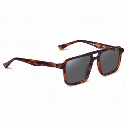 Fiore 1039 square aviator sunglasses, tortoise bio-acetate frame · ReFramed, photo 2 of 36