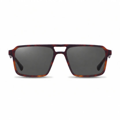 Fiore 1039 square aviator sunglasses, tortoise bio-acetate frame · ReFramed, photo 1 of 36
