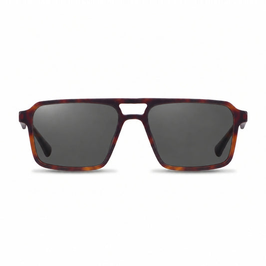 Fiore 1039 square aviator sunglasses, tortoise bio-acetate frame · ReFramed, photo 1 of 36