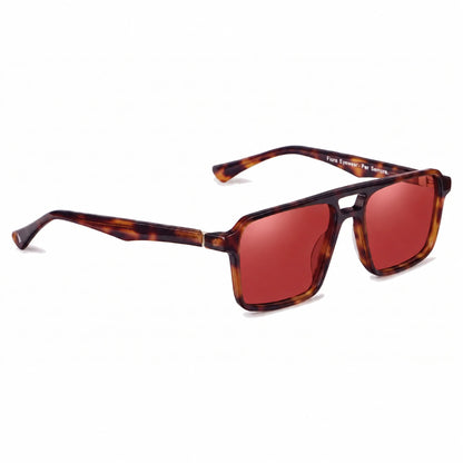 Fiore 1039 square aviator sunglasses, tortoise bio-acetate frame · ReFramed, photo 17 of 36