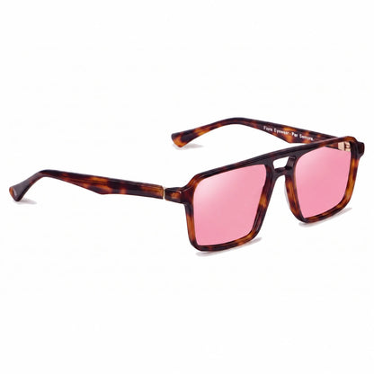 Fiore 1039 square aviator sunglasses, tortoise bio-acetate frame · ReFramed, photo 14 of 36