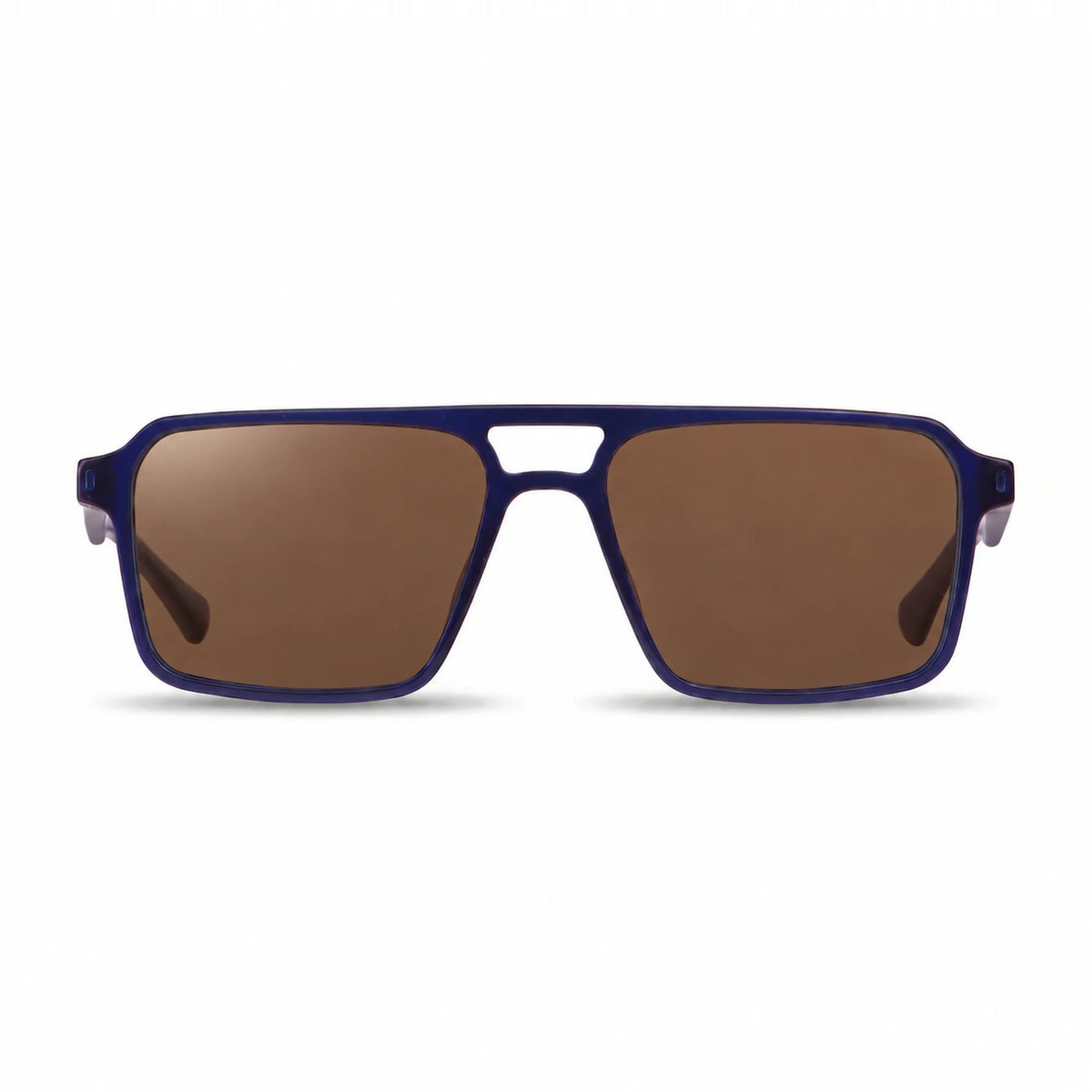 Fiore 1039 square aviator sunglasses, blue bio-acetate frame · ReFramed, photo 3 of 24