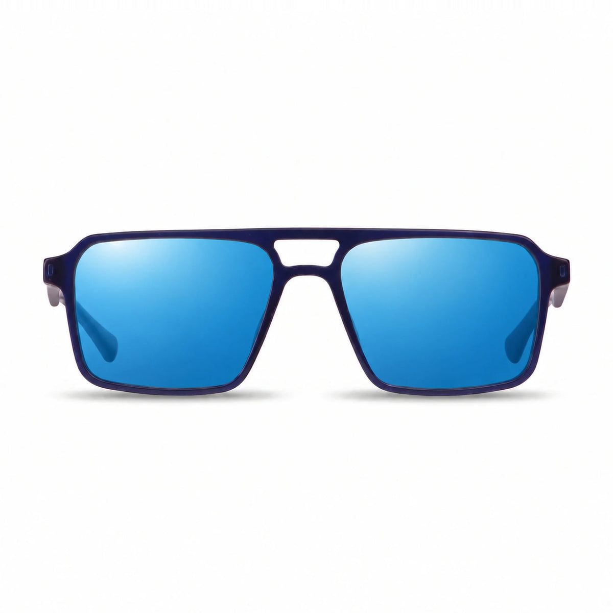 Fiore 1039 square aviator sunglasses, blue bio-acetate frame · ReFramed, photo 17 of 24