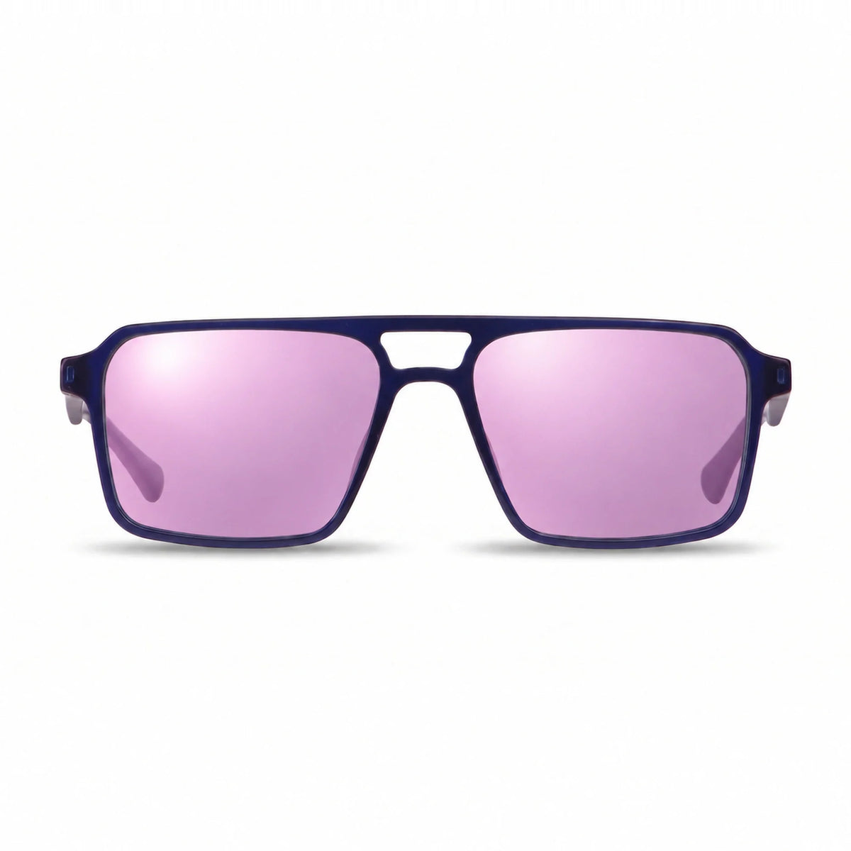Fiore 1039 square aviator sunglasses, blue bio-acetate frame · ReFramed, photo 21 of 24