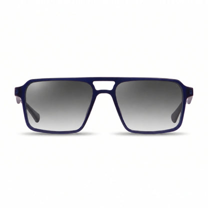 Fiore 1039 square aviator sunglasses, blue bio-acetate frame · ReFramed, photo 13 of 24