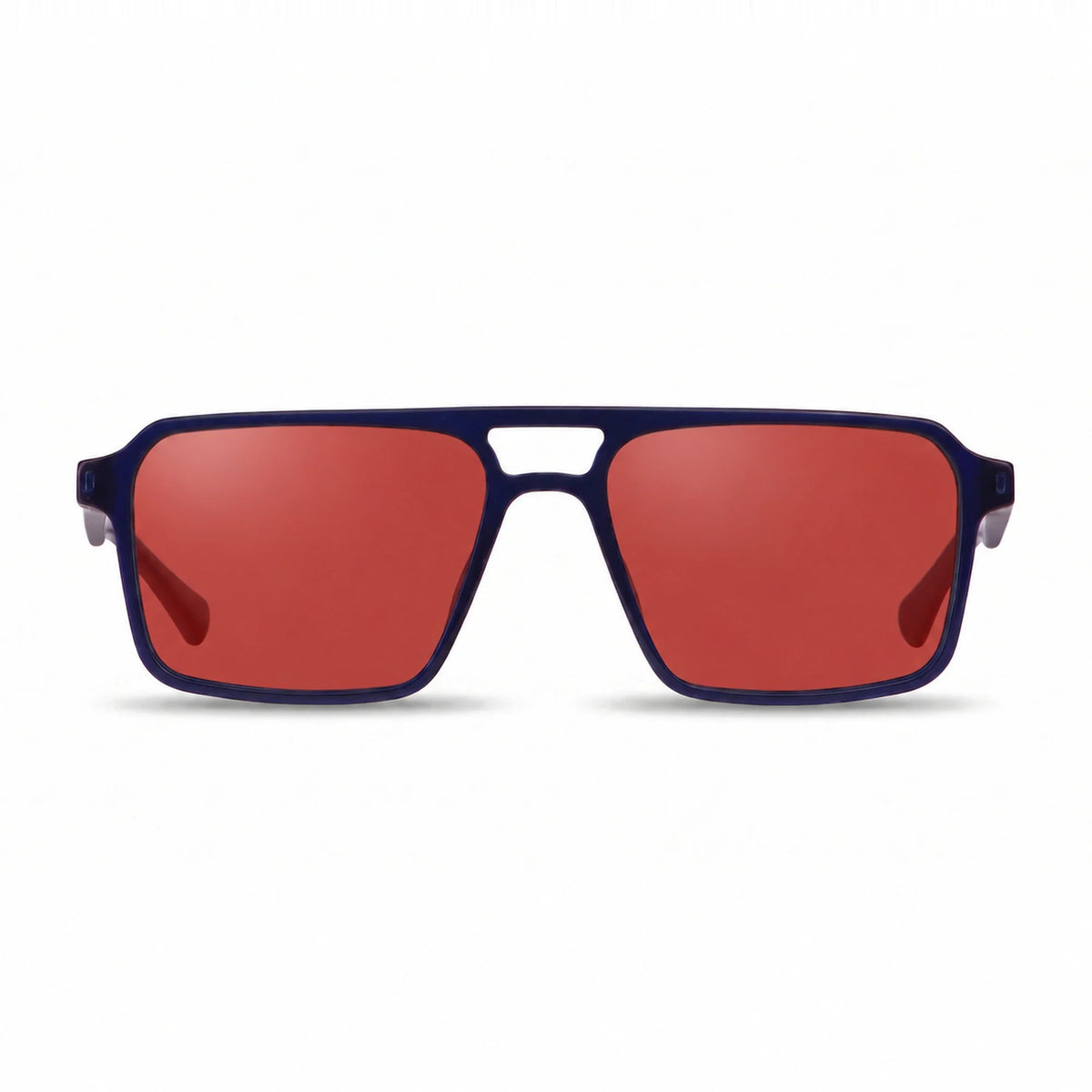 Fiore 1039 square aviator sunglasses, blue bio-acetate frame · ReFramed, photo 11 of 24