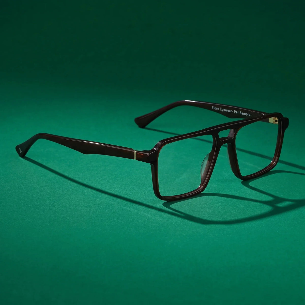 Fiore 1039 square aviator acetate and metal reading glasses, brown frame · ReFramed, photo 72 of 87