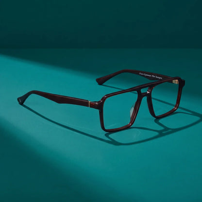 Fiore 1039 square aviator acetate and metal reading glasses, brown frame · ReFramed, photo 74 of 87