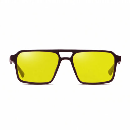 Fiore 1039 square aviator sunglasses, brown bio-acetate frame · ReFramed, photo 7 of 24