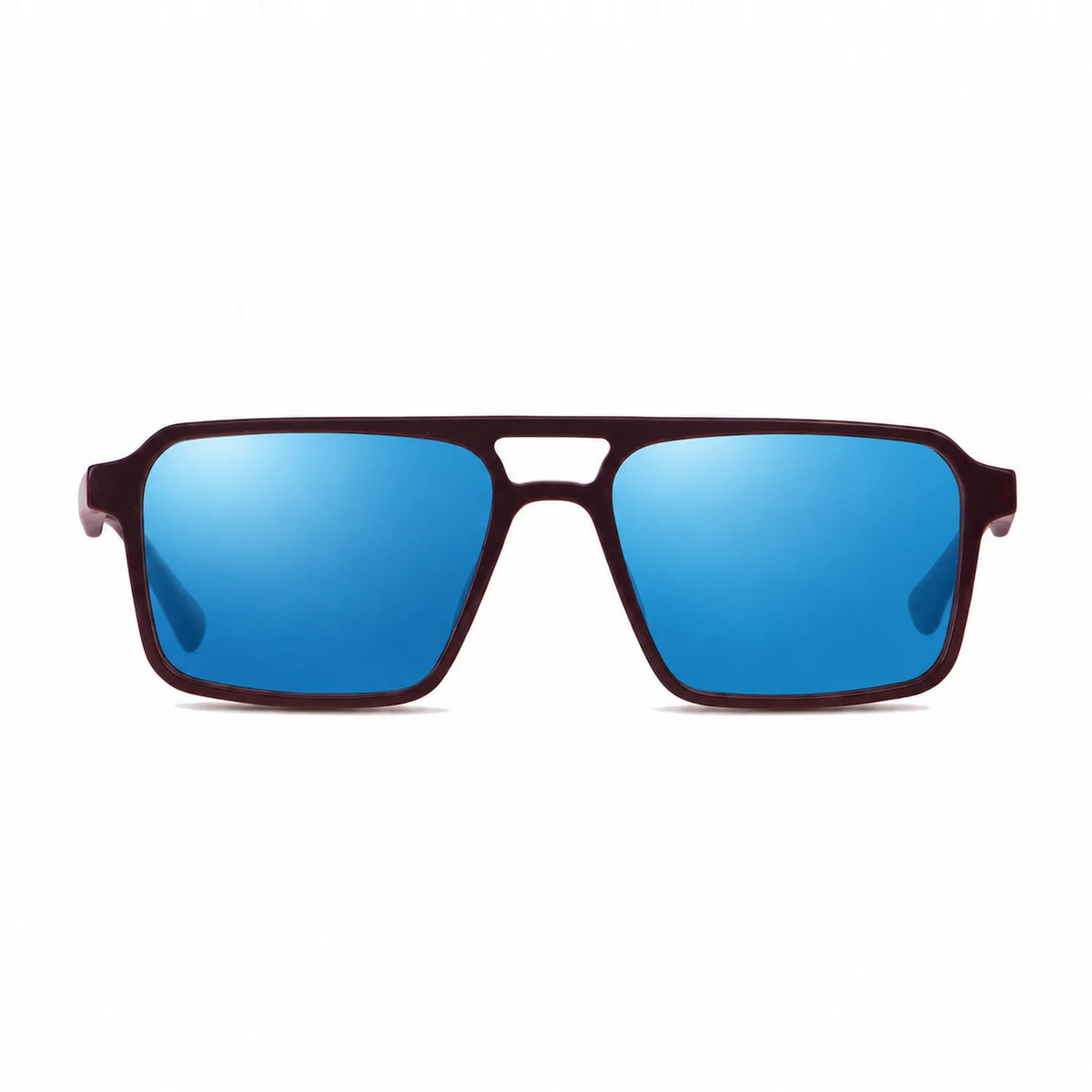 Fiore 1039 square aviator sunglasses, brown bio-acetate frame · ReFramed, photo 17 of 24