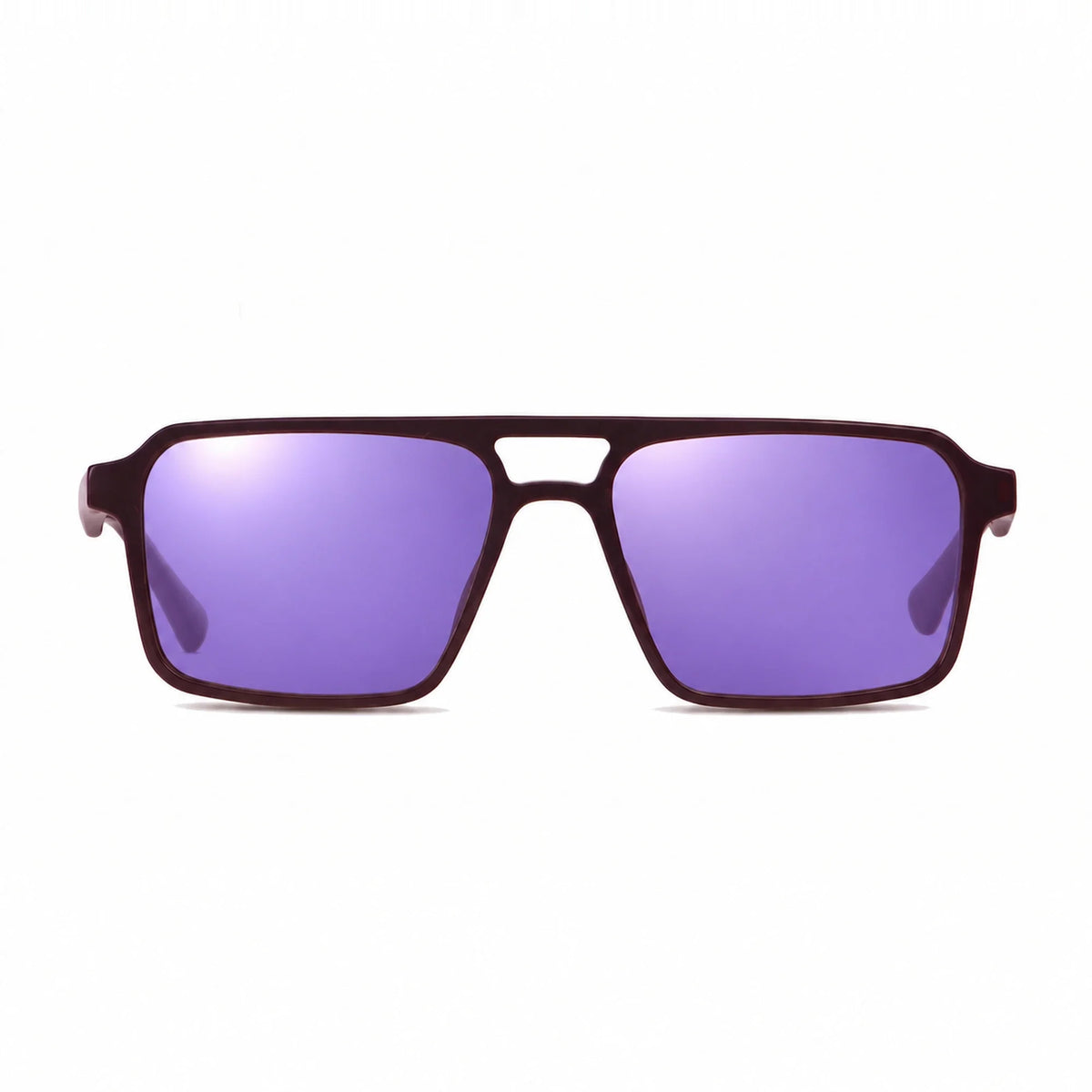 Fiore 1039 square aviator sunglasses, brown bio-acetate frame · ReFramed, photo 23 of 24