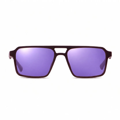 Fiore 1039 square aviator sunglasses, brown bio-acetate frame · ReFramed, photo 23 of 24