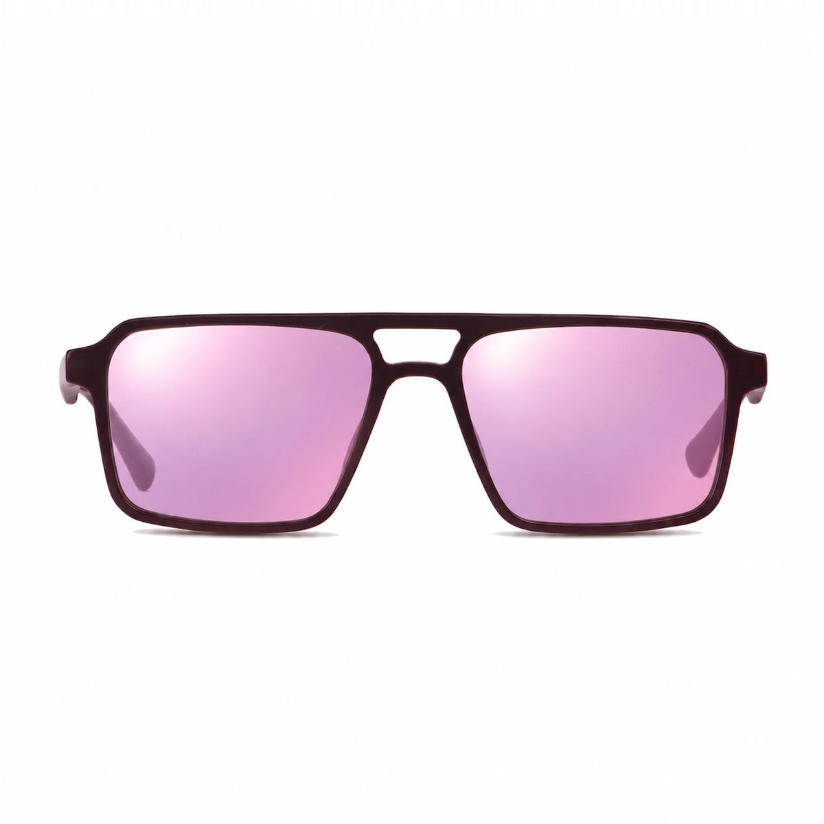 Fiore 1039 square aviator sunglasses, brown bio-acetate frame · ReFramed, photo 21 of 24
