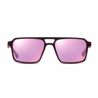Fiore 1039 square aviator sunglasses, brown bio-acetate frame · ReFramed, photo 21 of 24