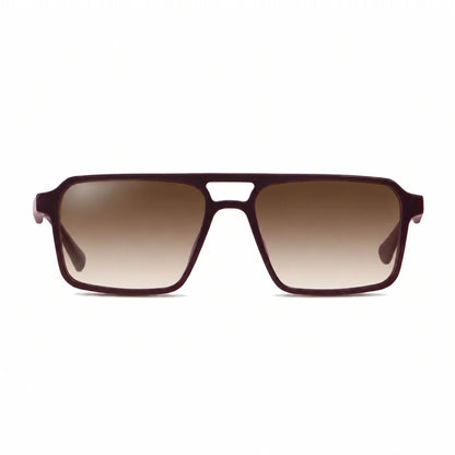 Fiore 1039 square aviator sunglasses, brown bio-acetate frame · ReFramed, photo 15 of 24