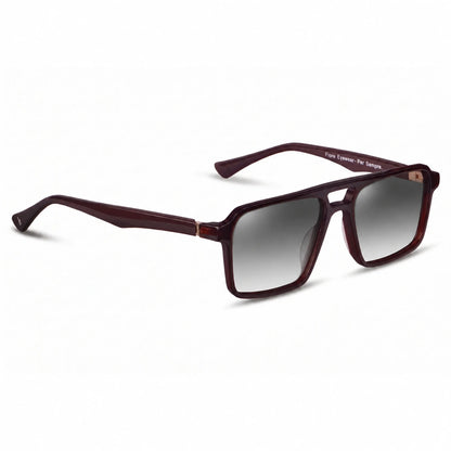 Fiore 1039 square aviator sunglasses, brown bio-acetate frame · ReFramed, photo 14 of 24