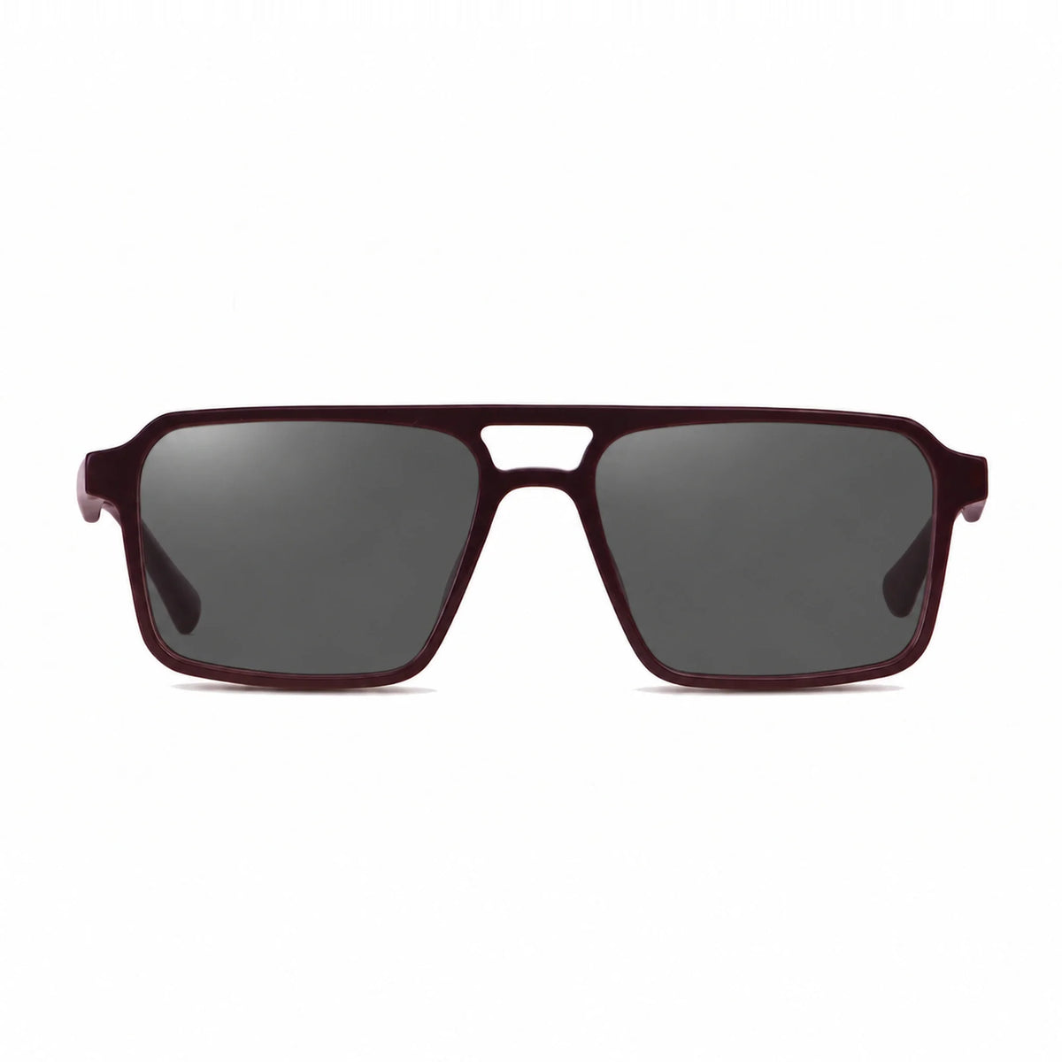 Fiore 1039 square aviator sunglasses, brown bio-acetate frame · ReFramed, photo 1 of 24