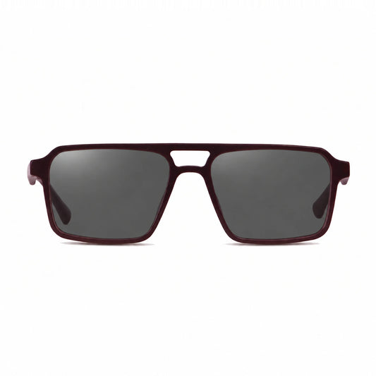 Fiore 1039 square aviator sunglasses, brown bio-acetate frame · ReFramed, photo 1 of 24