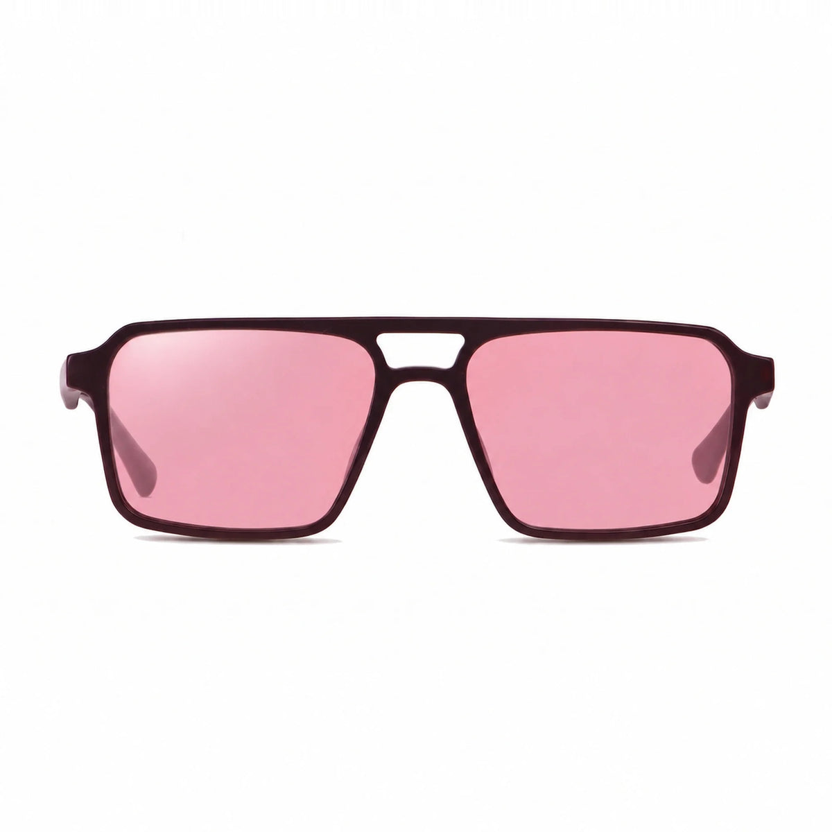 Fiore 1039 square aviator sunglasses, brown bio-acetate frame · ReFramed, photo 9 of 24