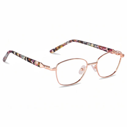 Fiore 2208 eyeglasses in brown gold – three-quarter view