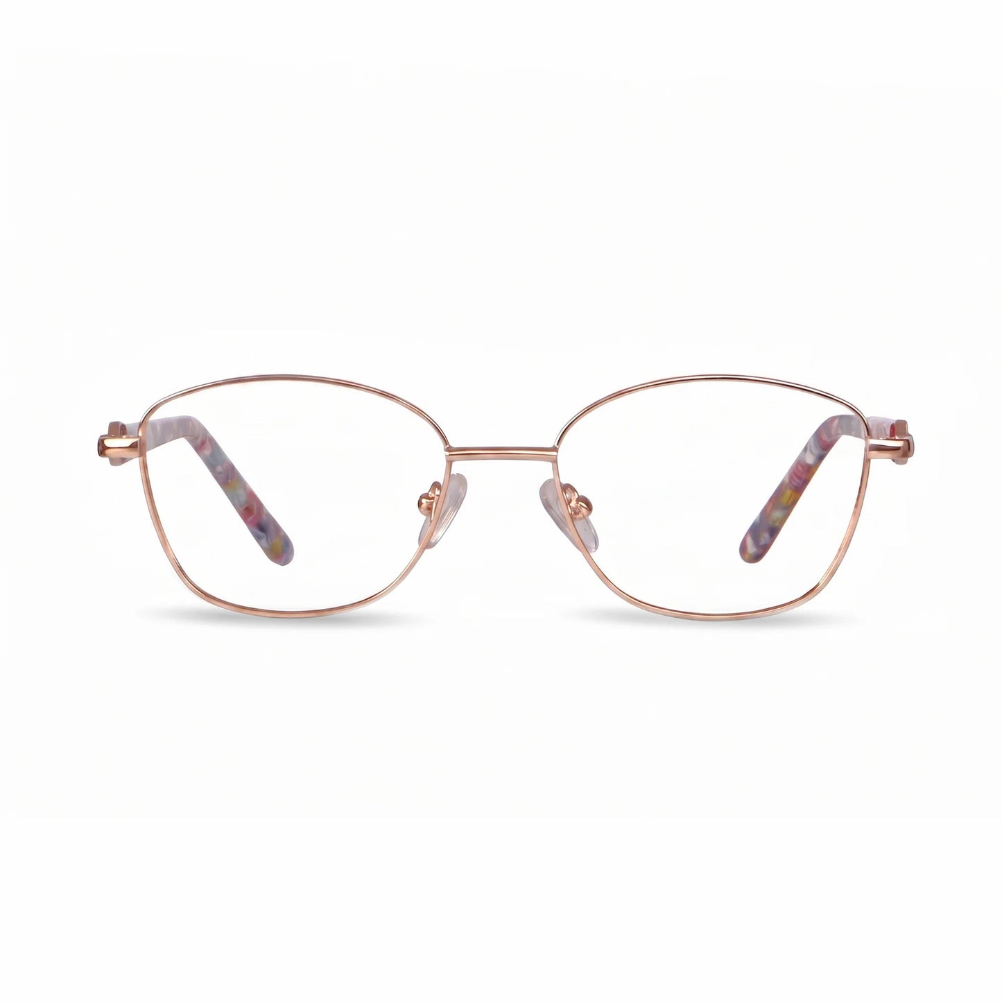 Fiore 2208 eyeglasses in brown gold – front view