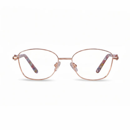 Fiore 2208 eyeglasses in brown gold – front view
