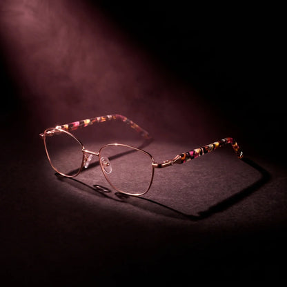Fiore 2208 oval metal reading glasses, brown gold frame · ReFramed, photo 13 of 55