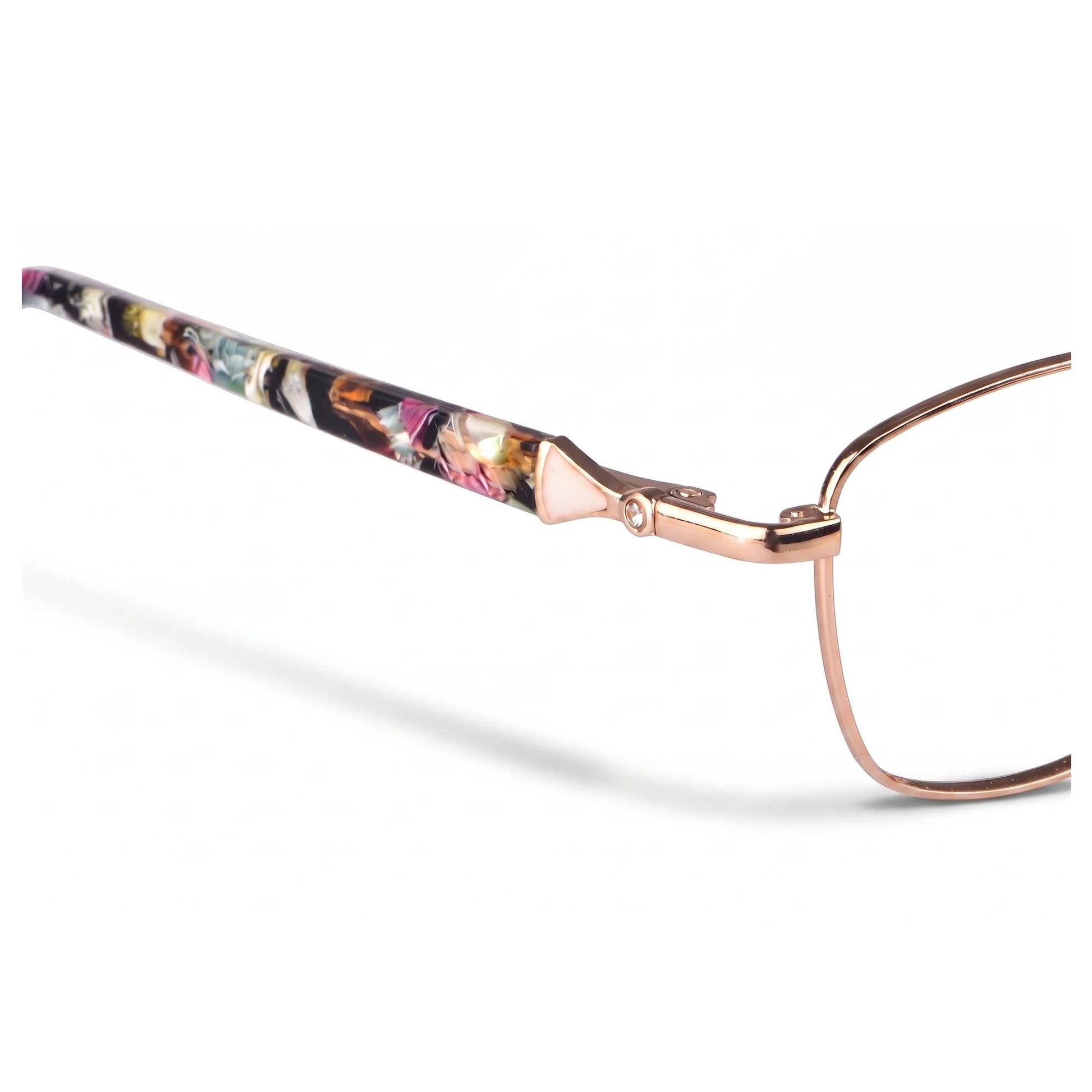 Fiore 2208 eyeglasses in brown gold – side view