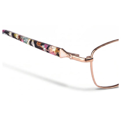 Fiore 2208 eyeglasses in brown gold – side view
