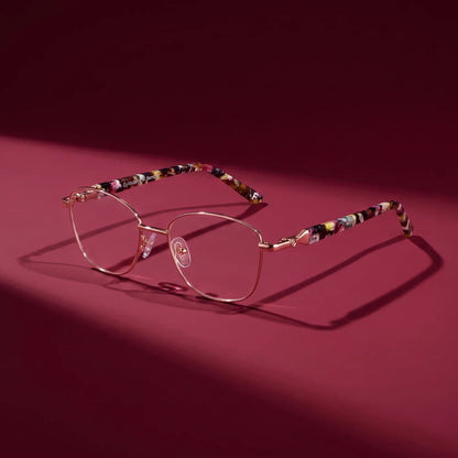 Fiore 2208 oval metal reading glasses, brown gold frame · ReFramed, photo 5 of 55