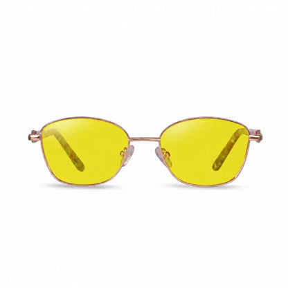 Fiore 2208 oval sunglasses, gold steel frame · ReFramed, photo 10 of 36 | Polarized UV400